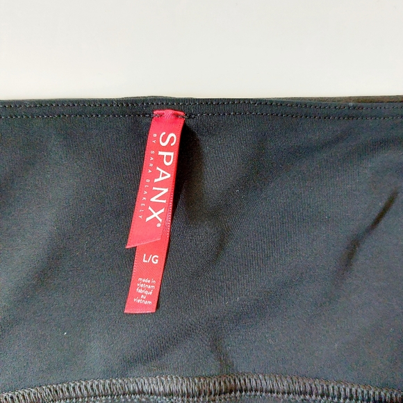 SPANX Faux Leather Leggings Black Size Large Style #2437 - Picture 4 of 9